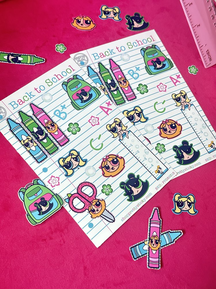 Powerpuff Girls School Sheet
