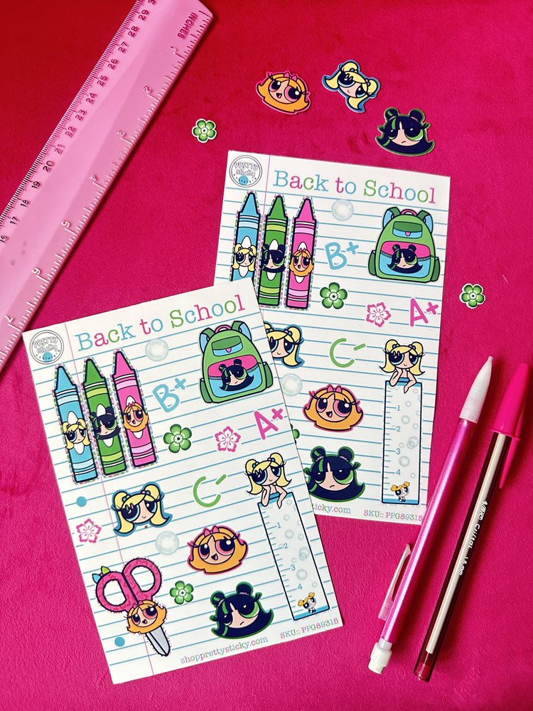 Powerpuff Girls School Sheet