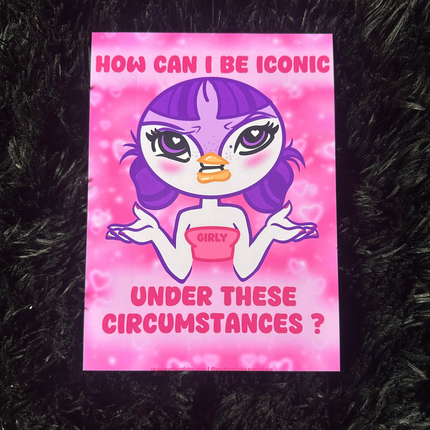 How Can I Be Iconic Art Print