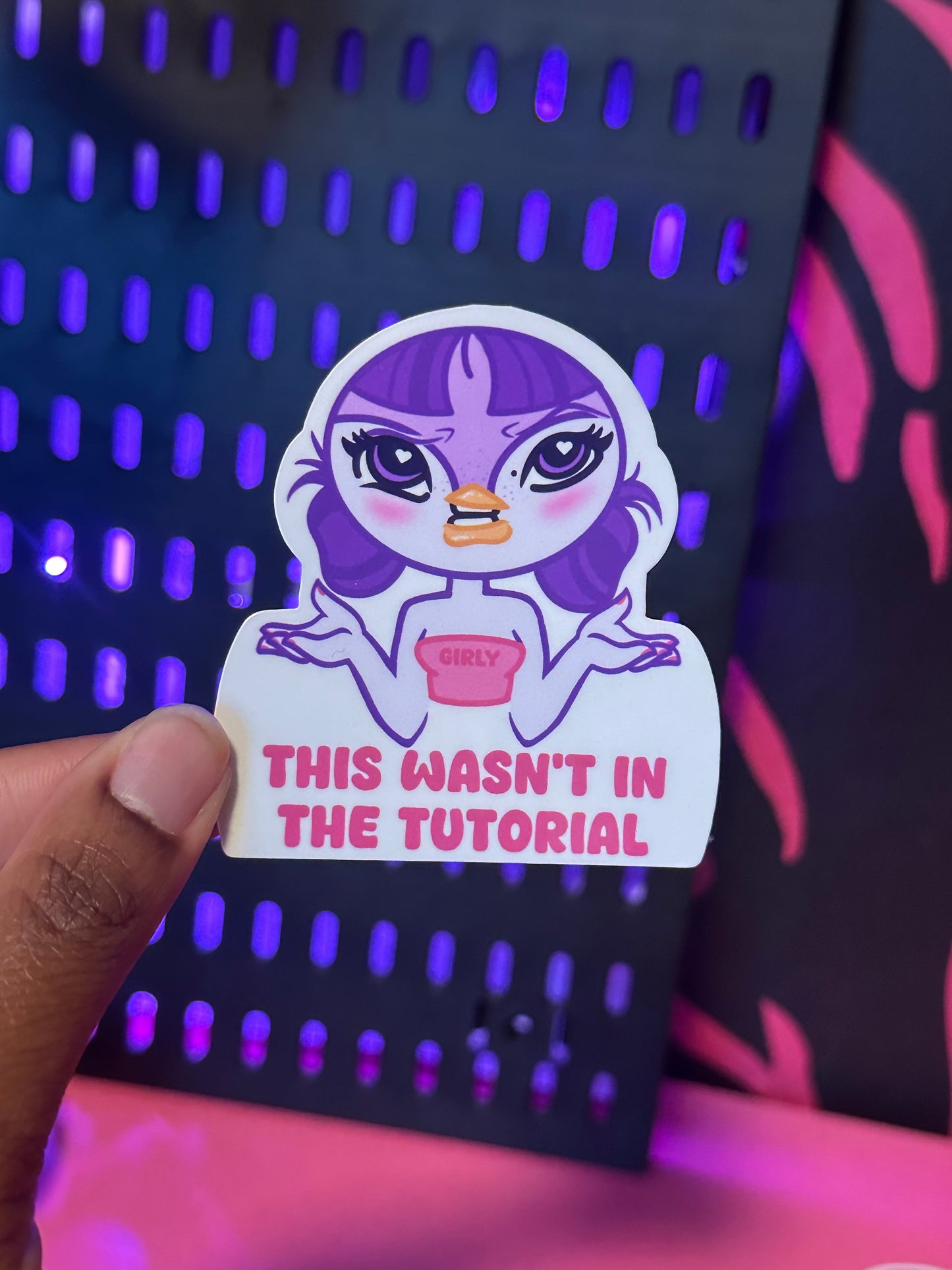 How Can I Be Iconic ? OC Sticker
