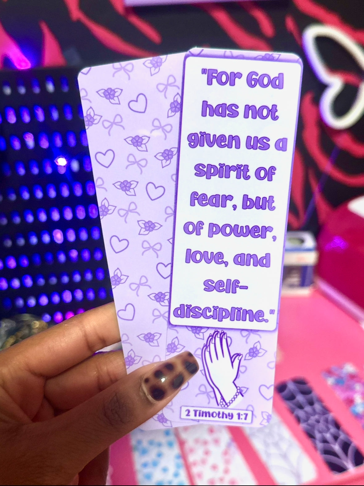 2 Timothy 1:7 Bookmark