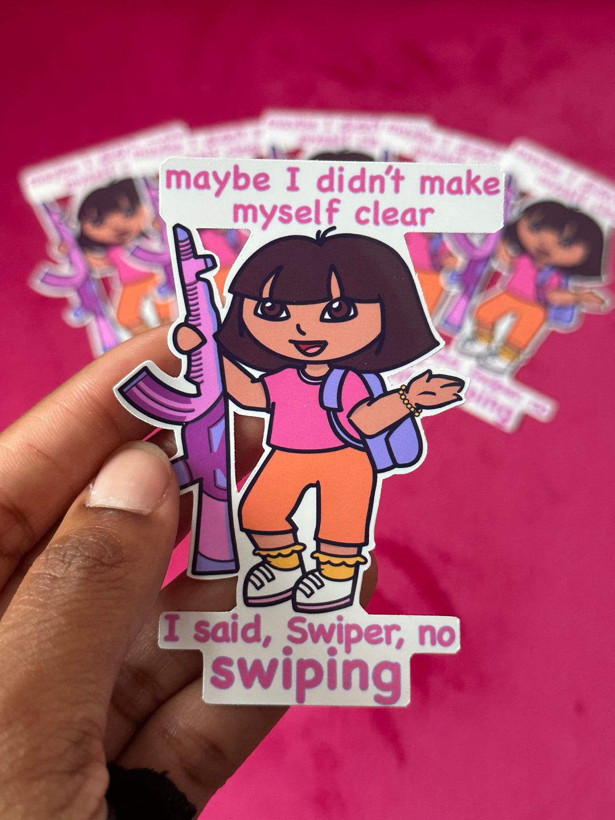 No Prying Sticker Swiper No Swiping ! – ☆ Pretty Sticky