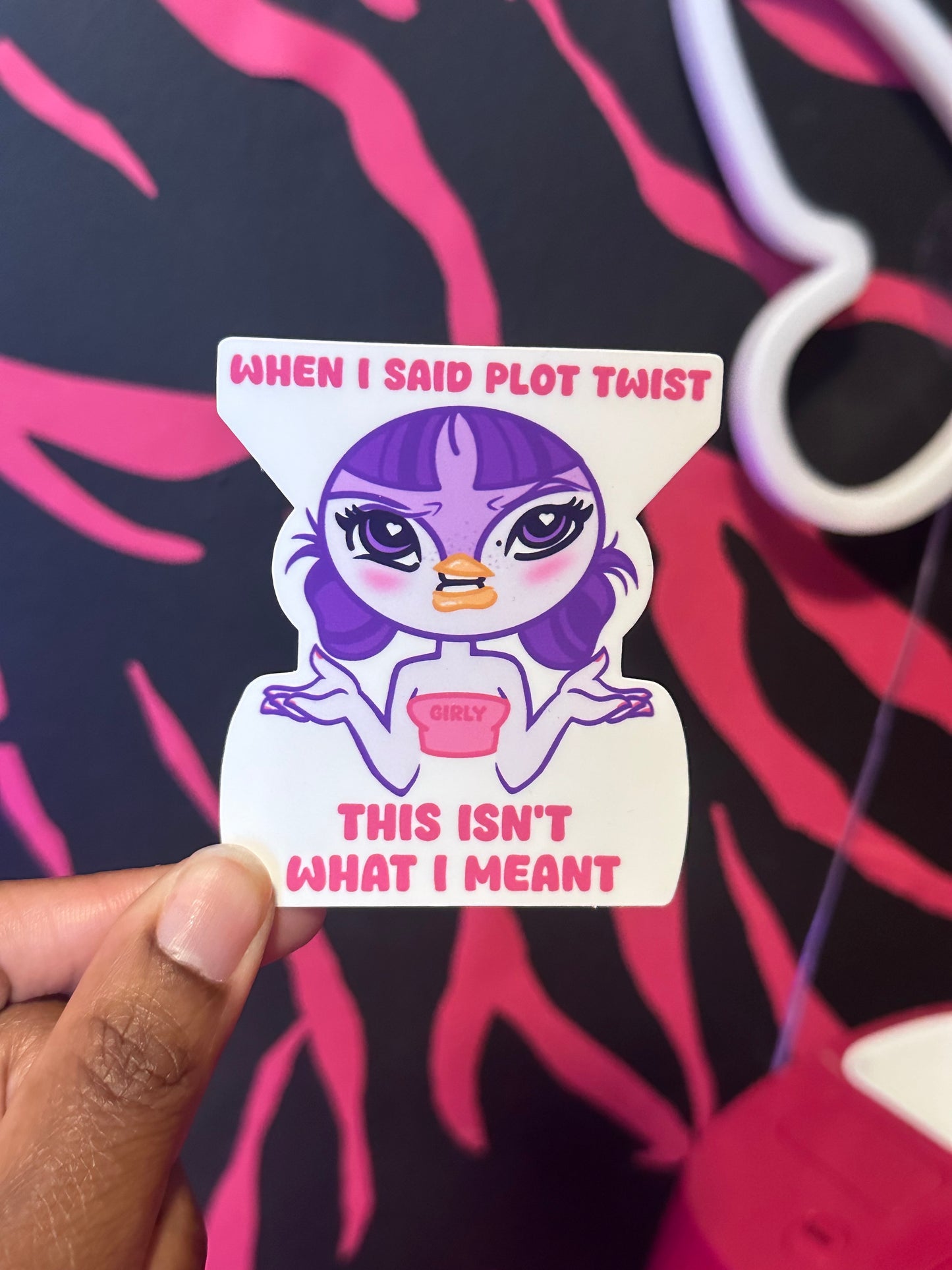 How Can I Be Iconic ? OC Sticker