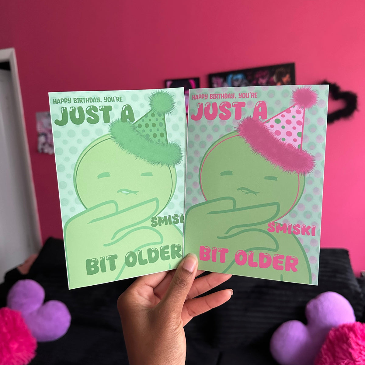 Just a Smiski Bit Older Birthday Card