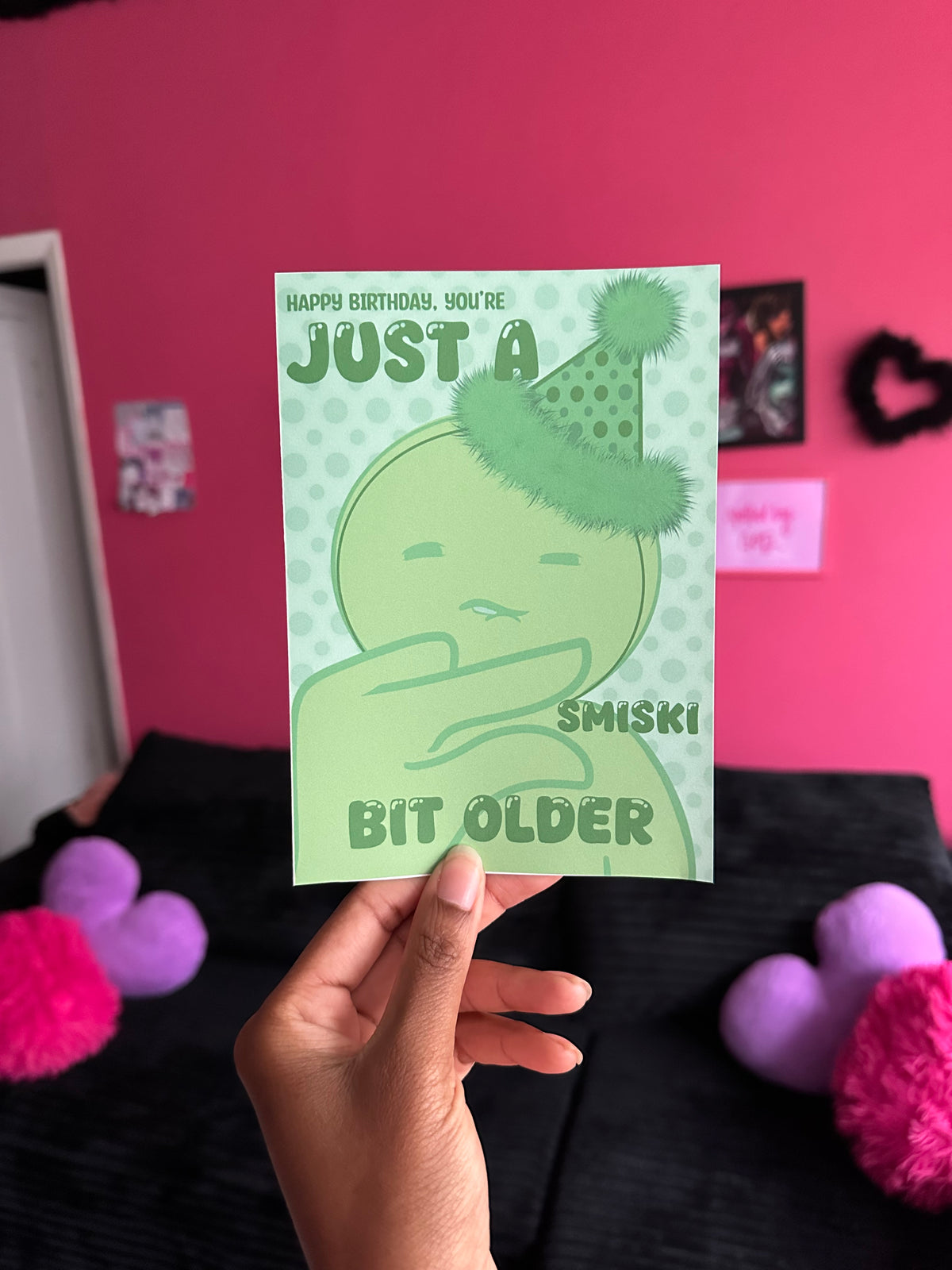 Just a Smiski Bit Older Birthday Card