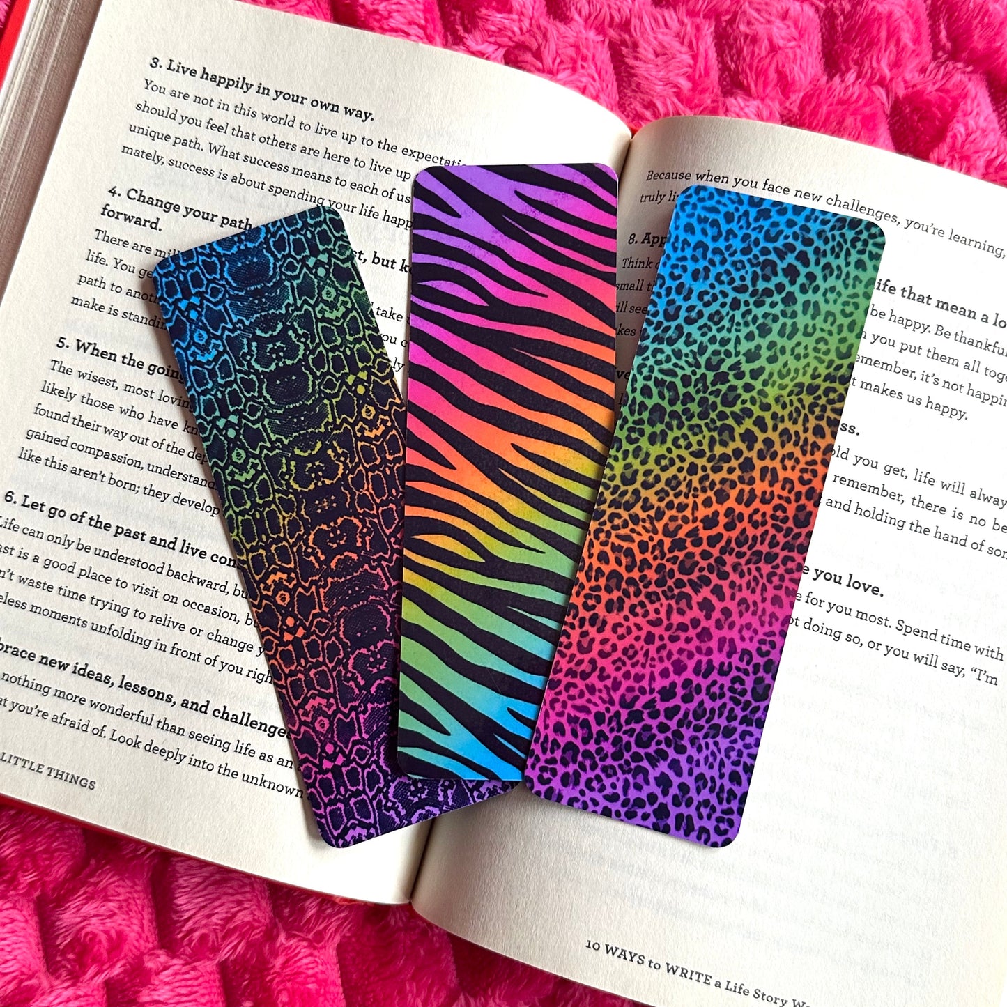 Technicolor Tails Bookmark Set