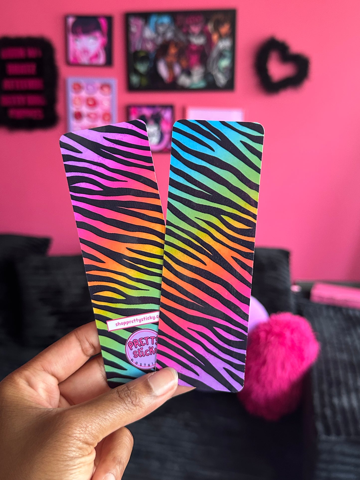 Technicolor Tails Bookmark Set